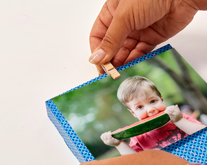 Un portafoto divertente da vare con i vostri bambini!