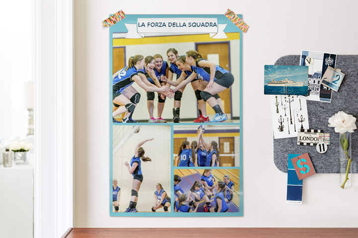 Come creare un poster personalizzato per sportivi