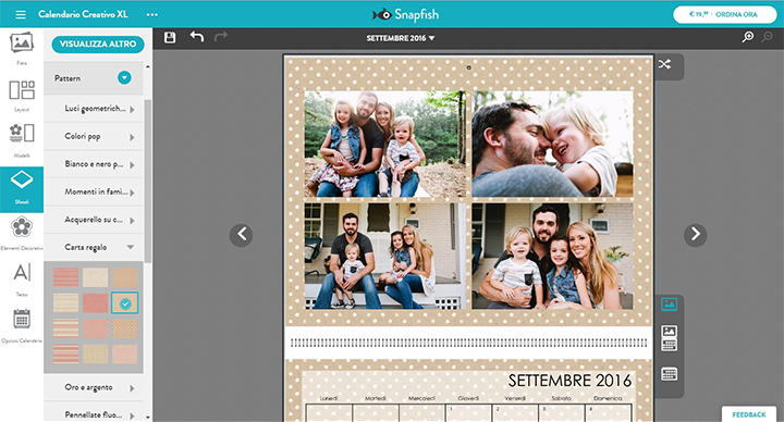 calendari personalizzati con le tue foto