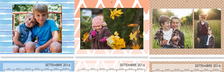 calendari personalizzati con le tue foto