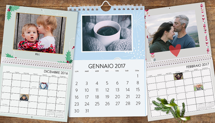 crea il tuo calendario personalizzato