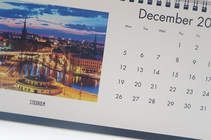 calendario personalizzato