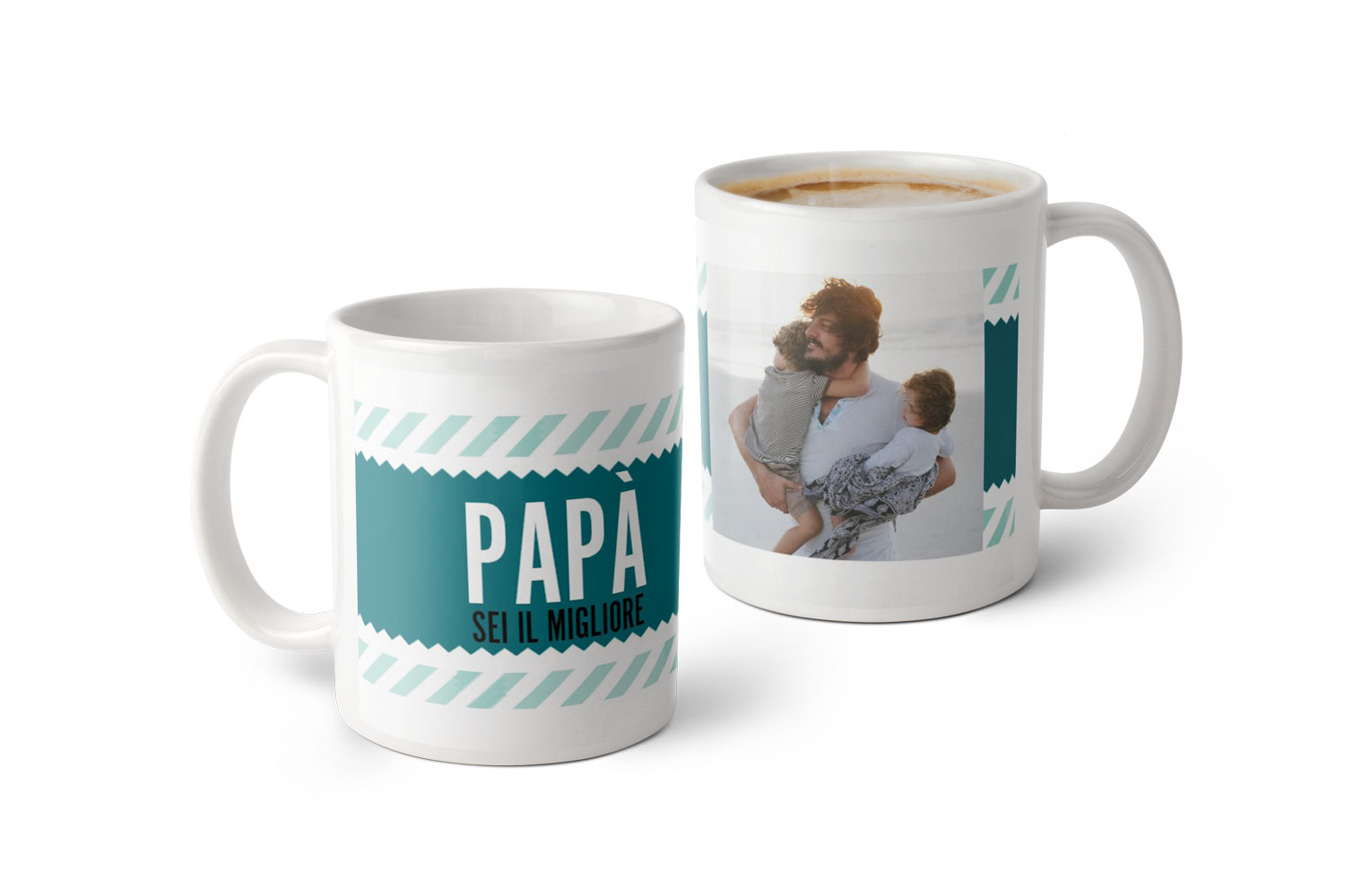 Crea la tua tazza di design per la festa del papà