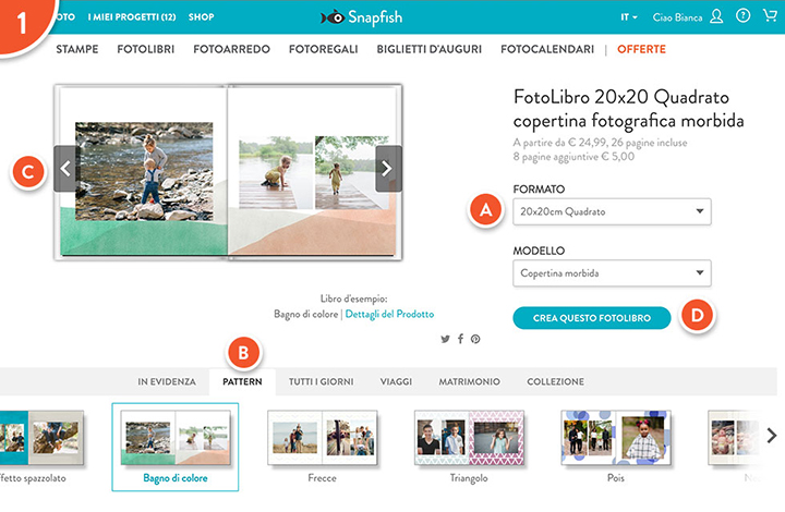 Guida in 4 passaggi : stampa fotolibro online